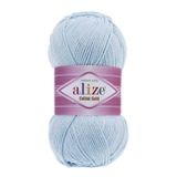Alize Cotton Gold El Örgü İpliği 5 Adet (Kristal Mavi 513)