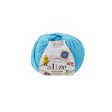 Alize Cotton Gold Hobby New -287 Turkuaz- Amigurumi Punch Örgü Ipi 50gr