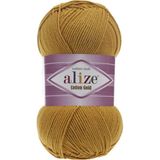 Alize Cotton Gold Pamuk 100GR El Örgü Ipi Yünü 02 Hardal - Çok Renkli