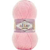 Alize Cotton Gold Pamuk 100GR El Örgü Ipi Yünü 518 Balerin Pembe - Çok Renkli