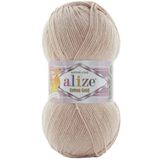 Alize Cotton Gold Pamuk El Örgü İpi 314 Kahve Köpüğü 100 gram 330 metre