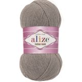 Alize Cotton Gold Pamuk El Örgü İpi 827 Koyu Bej 100 gram 330 metre