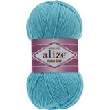 Alize Cotton Gold Pamuk,amigurumi,panç El Örgü Ipi Renk KODU:287-TURKUAZ