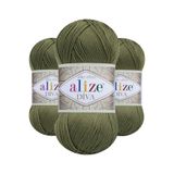Alize Diva 273 (kamuflaj) Amigurumi El Örgü Ipi 1 Adet
