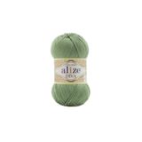 Alize Diva 852-Yeşil Örgü Ipi Çok Ince Yazlık Örgü Ipi Yazlık Bustiyer-Crop-Bikini ince örgü ipi