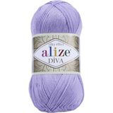 Alize Diva Açık Lila El Örgü Ipliği