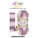 Alize Diva Batik 3245 %100 Mikrofiber Akrilik (100gr 350m) Tek Yumak 17 farklı Batik Renk Seçeneği