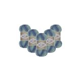 Alize Diva Batik El Örgü İpliği 5 Adet (1767) 100 gr 350 mt %100 Mikrofiber Akrilik Örgü İpi