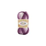 Alize Diva Batik El Örgü İpliği 5 Adet (8056) 100 gr 350 mt %100 Mikrofiber Akrilik Örgü İpi