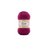 Alize Diva Merserize 326 Fuşya 100g 350 Mt(boyut Olarak Yün Örgü Iplerine Göre Daha Küçüktür.rüzgar Çiçeği