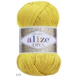 Alize Diva Merserize Amigurumi El Örgü Ipi 110 Sarı