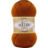 Alize Diva Merserize Ince El Örgü Ipi Yazlık Bluz Dantel Ipi 1 Adet - Baharat 234