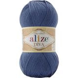 Alize Diva Merserize Ince El Örgü Ipi Yazlık Bluz Dantel Ipi 1 Adet - Havacı 353