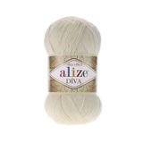 Alize Diva Merserize İnce İp Yazlık Bikini Bustiyer Bluz Örgü İpi 5 Adet (Çakıl Taşı 383)