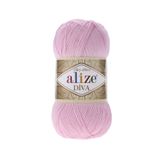 Alize Diva Merserize İnce İp Yazlık Bikini Bustiyer Bluz Örgü İpi 5 Adet (Deniz Kabuğu 291)