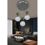 Alize Modern Sarkıt Cam Toplu Led Avize