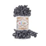 Alize Puffy 87 5 Adet Koyu Gri El Örgü İpi