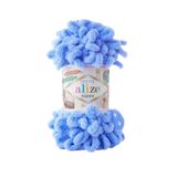 Alize Puffy El Örgü İpi 5 Adet (112 Mavi)