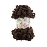 Alize Puffy El Örgü İpi İpliği Yünü 100 gr 26 Acı Kahve
