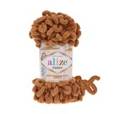 Alize Puffy El Örgü İpi, Parmak Örgü İpi 5 Adet (Deve Tüyü 179)