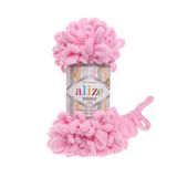 Alize Puffy El Örgü İpi, Parmak Örgü İpi 5 Adet (Pembe 185)