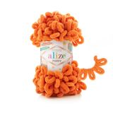 Alize Puffy El Örgü İpi, Parmak Örgü İpi 5 Adet (Turuncu 06)