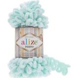 Alize Puffy El Örgü İpliği 5 Li Paket - 15 Mint Yeşili - 100 Gram 9 Metre Parmak Örgü İpi