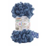 Alize Puffy El Örgü Ipliği Tekli - 637 Havacı - 100 Gr. 9 Mt. Parmak Örgü Ipi