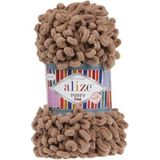Alize Puffy Fıne 329 Sütlü Kahve (ürün 1 adet) - Renkli