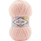 Alize Softy Mega 340 Pudra Pembe 100 gr El Örgü İpi