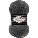 Alize Superlana Klasik 182 Orta Gri El Örgü Ipi 100 Gr.