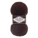 Alize Superlana Klasik 26 100 gr Kahve Örgü İpi