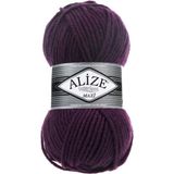 Alize Superlana Maxi %25 Yün - %75 Akrilik / 100 gr - 100 M Atkı Bere Örmek Için 111 Mürdüm