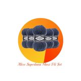 Alize Süperlana Maxi 5'li Set Kalın El Örgü Ipi 203 Denim Melanj