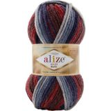 Alize Superlana Maxi Batik 8130 - Renkli