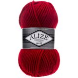 Alize Süperlana Maxi Kalın El Örgü Ipi 056 Kırmızı