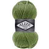 Alize Süperlana Maxi Kalın El Örgü Ipi 620 Zeytin Yeşili