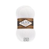 Alize Superlana Zincir El Örgü İpliği 100 gr 55 BEYAZ