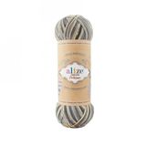 Alize Superwash Artisan 9005 Renkli Örgü İpi