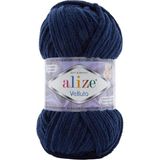 Alize Velluto 58 Lacivert El Örgü Ipi - Koyu Lacivert