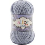 Alize Velluto 87 Koyu Gri Yünlü İplik