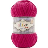 Alize Velluto Kadife El Örgü İpi 100 Gram %100 Mikropolyester Begonvil Renk Seçeneği ile Yumuşak