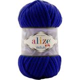 Alize Velluto Kadife El Örgü İpi 100 Gram %100 Mikropolyester Lacivert Renk Kodu:360