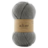 Alize Wool Time %75 Yünlü El Örgü Ipi 21-Gri