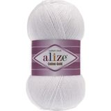 Alize Yazlık Pamuk Ip Cotton Gold Amigurumi Punch Ipi 055 Beyaz.
