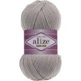 Alize Yazlık Pamuk Ip Cotton Gold Amigurumi Punch Ipi 200 Açık Gri