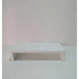 Alizon Pc Monitor Yükseltici Stand Organizer Beyaz - Y: 10 cm D: 22 cm G: 45 cm