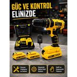 ALK 12V Akülü Matkap | 20-30 Nm Tork, Çift Hız Ayarı ve LED Işık