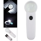 ALK 15X Çok Fonksiyonlu 2 LED Işıklı Taşınabilir El Büyüteç ( Lisinya )