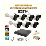 ALK 2mp 1080P 8 Kameralı Ahd Güvenlik Seti